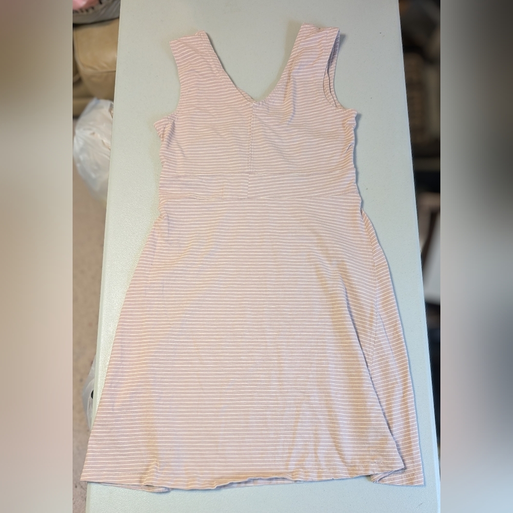 Patagonia large pink striped dress - Picture 3 of 6